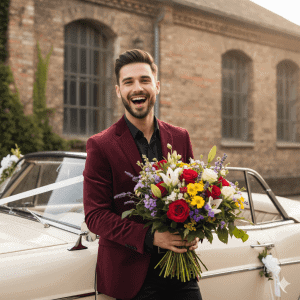 Man with Flowers (Boy)